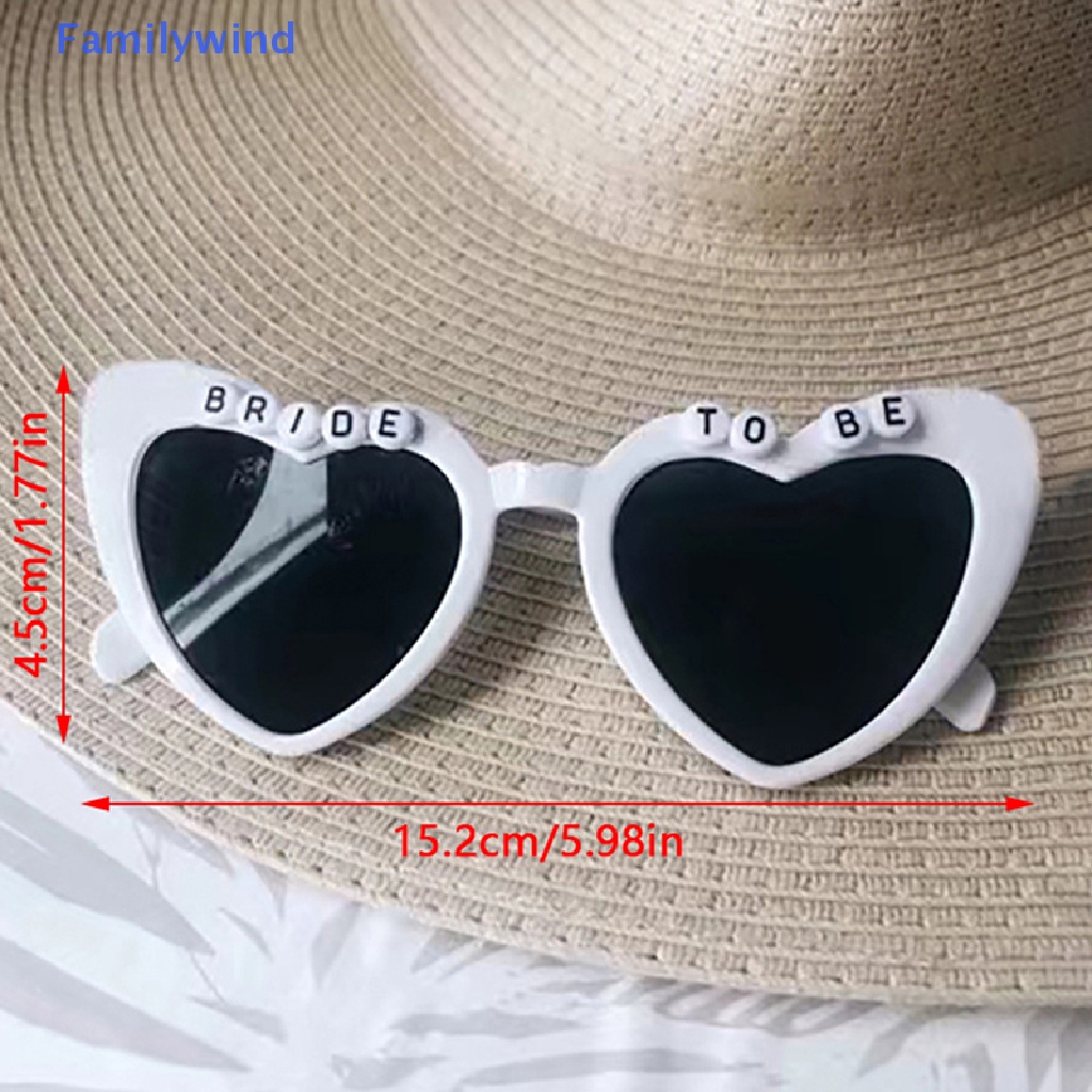 Familywind > Kính Râm Trang Trí Tiệc Độc Thân Cho Cô Dâu