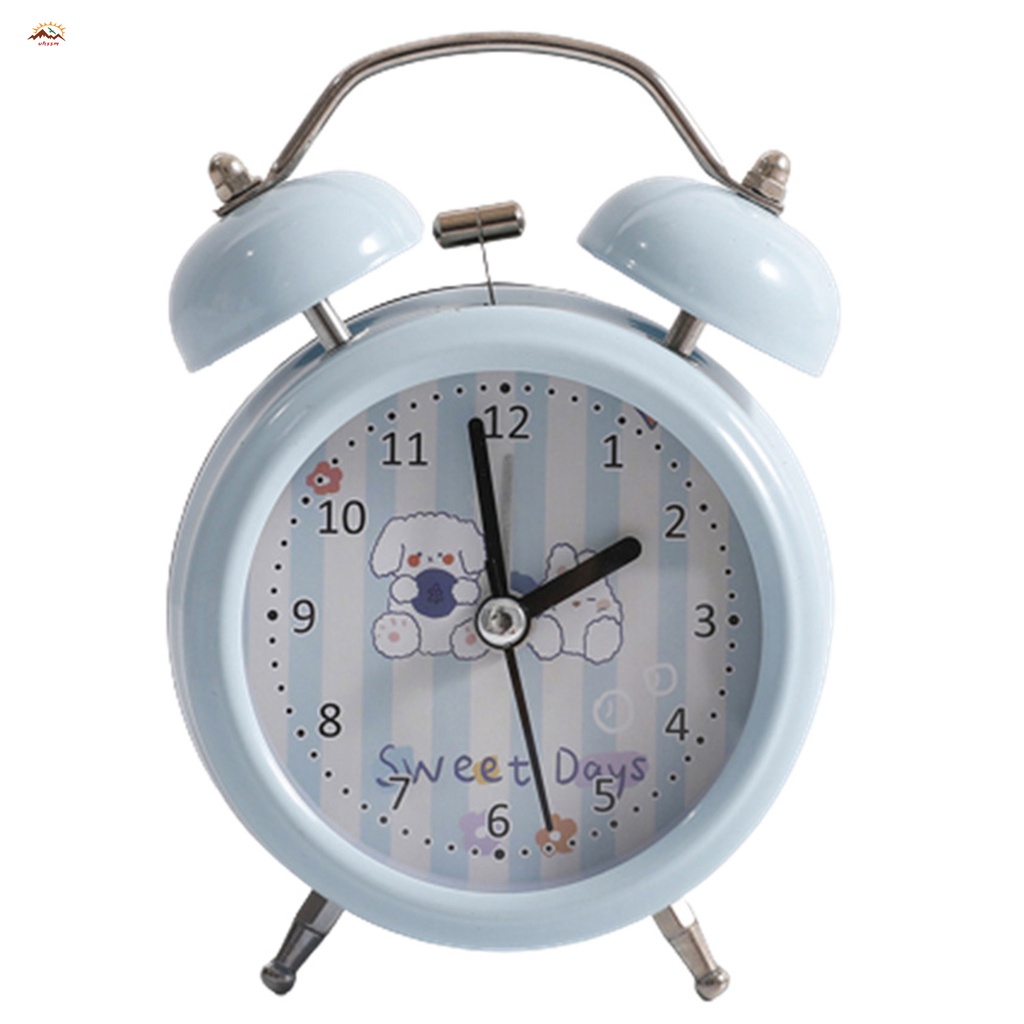 Đồng Hồ Báo Thức Kỹ Thuật Số Để Bàn Mini Bằng Kim Loại Không Ồn Siêu Bền Họa Tiết Hoạt Hình Độc Đáo Trang