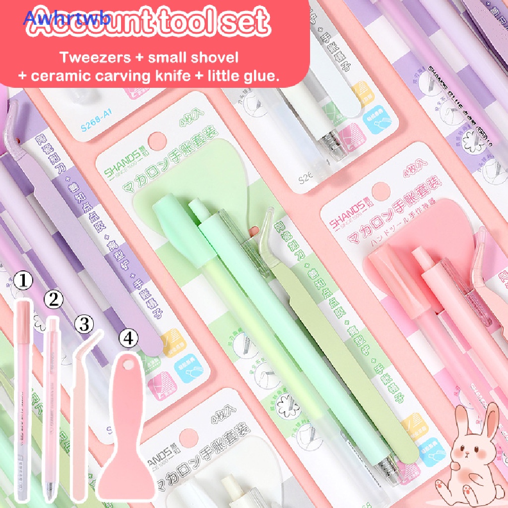 Set 4 Bút Keo Dán Sổ Tay DIY Sáng Tạo Dễ Thương Mới