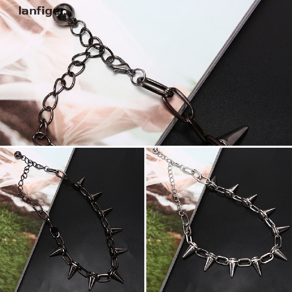 Vòng Cổ Choker Đinh Tán Phong Cách Punk Rock Mới