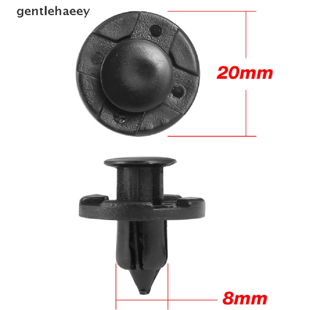 FENDER Set 100 Đinh Tán Nhựa 8mm Chuyên Dụng Cho Xe Hơi Nissan EN