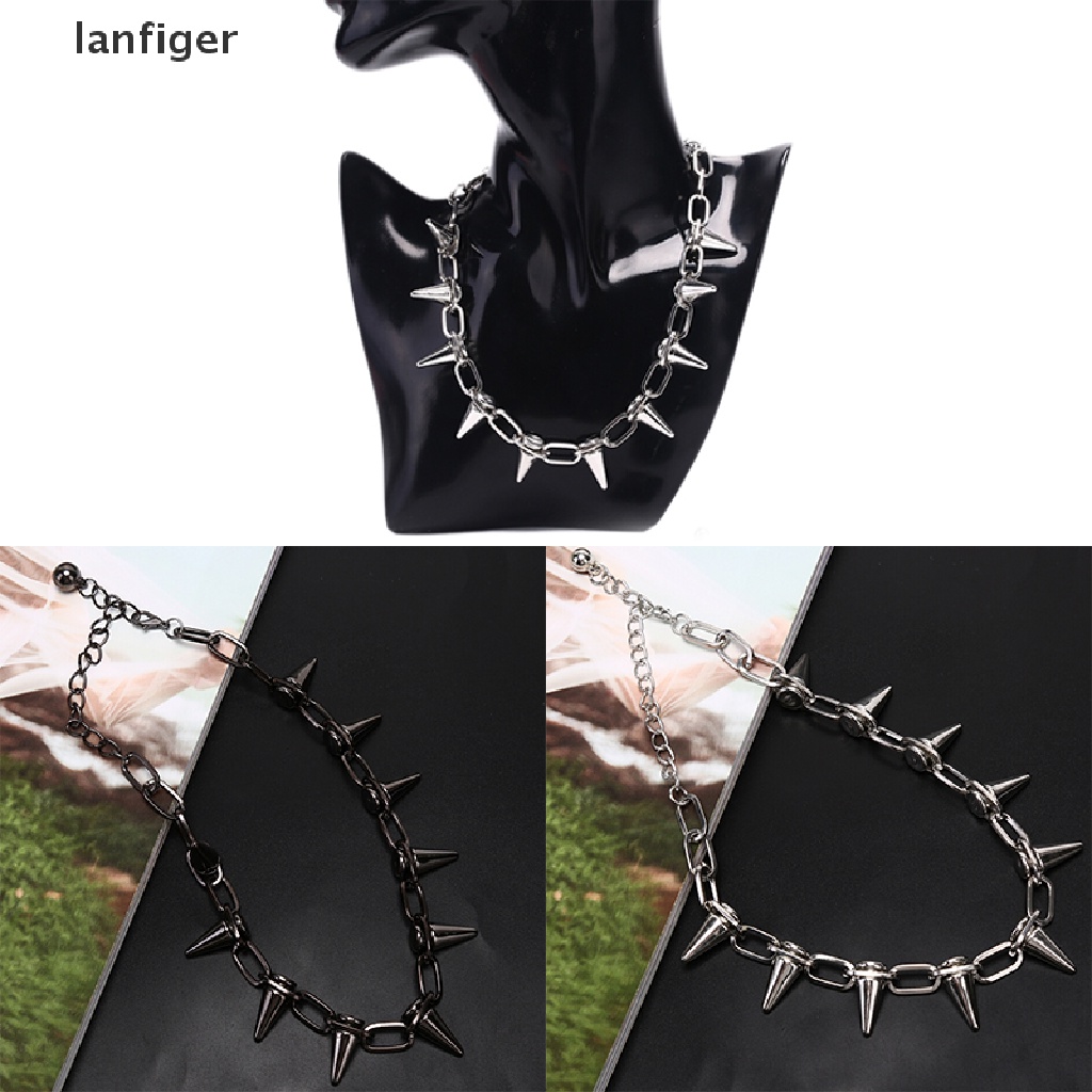 Vòng Cổ Choker Đinh Tán Phong Cách Punk Rock Mới