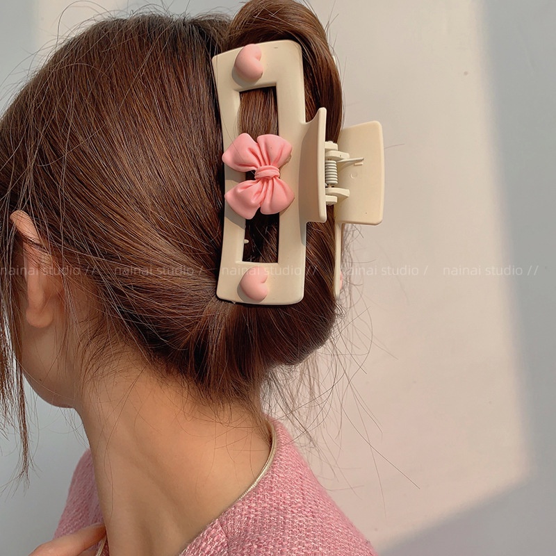 Kẹp Tóc Hình Cá Mập Lớn Đính Nơ Dễ Thương Cho Bé Gái 2023