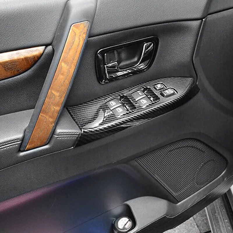 Khung Viền Bảng Công Tắc Điều Khiển Cửa Sổ Xe Hơi Mitsubishi Pajero 2007-2019