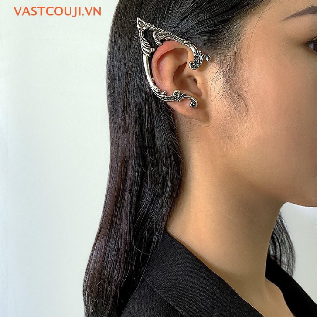 Khuyên Kẹp Vành Tai Không Xỏ Lỗ Phong Cách Gothic Cho Nữ