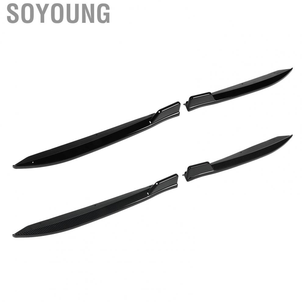 Soyoung Rear Bumper Lip Diffuser Spoiler Body Kits Left Right for Car
