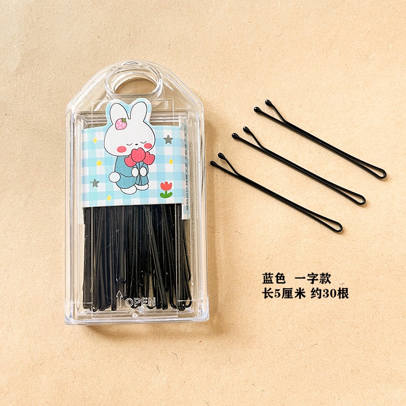 Kẹp Tóc Màu Đen Bằng Thép Thời Trang Cho Nữ