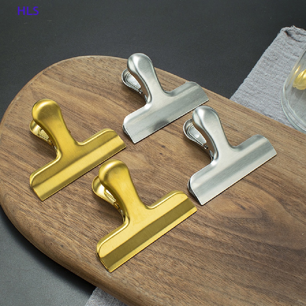 Kẹp Giấy Bằng Kim Loại Thiết Kế Xinh Xắn Tiện Dụng Cho Trường Học / Văn Phòng