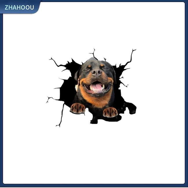 ☃Nhà Cửa☃ Miếng Dán Hình Chú Chó 3d D-2134 Trang Trí Thân / Cửa Sổ Xe Hơi