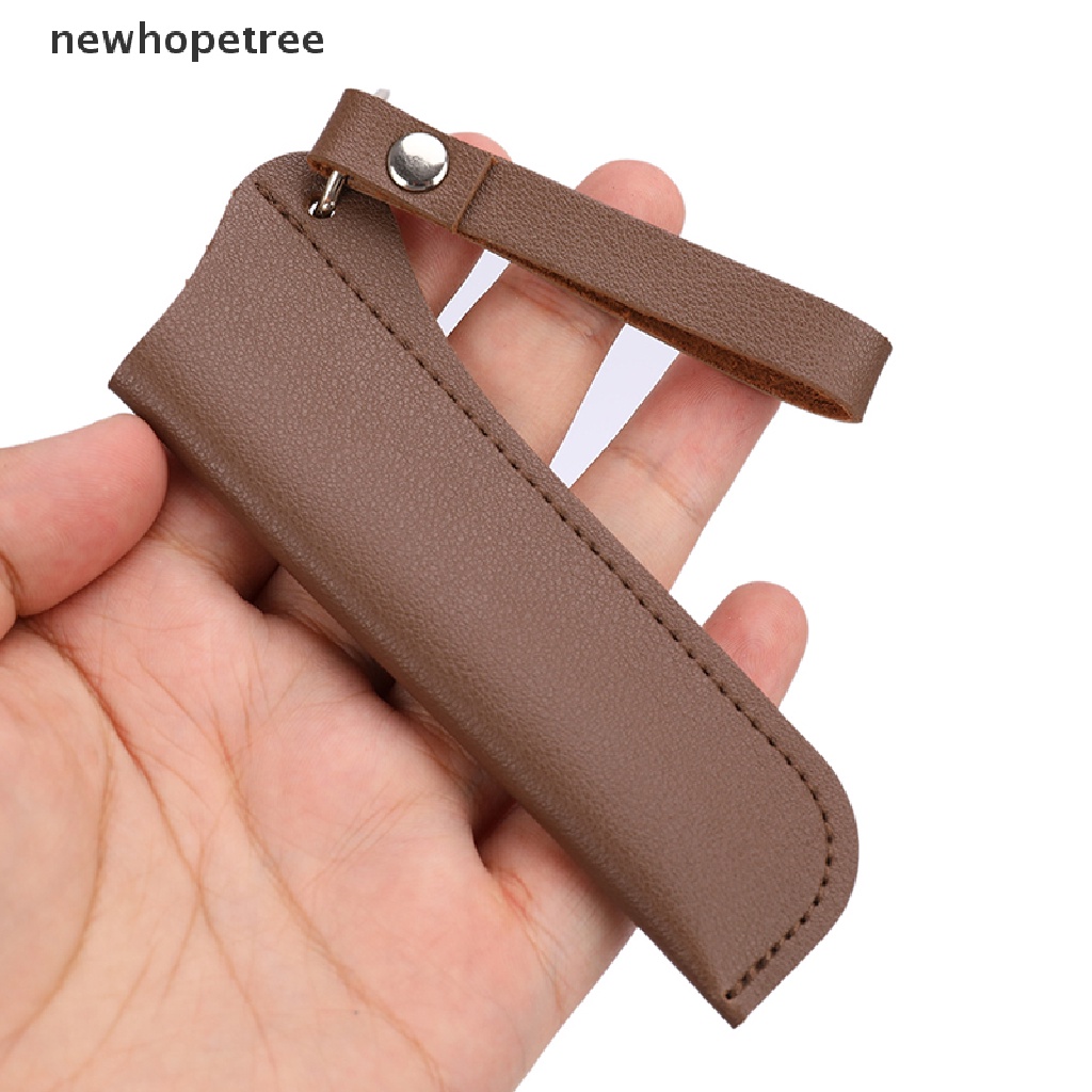 Newhopetree Bao Da Bò PU Dạng Gập Thẳng Lớp Đầu Tiên