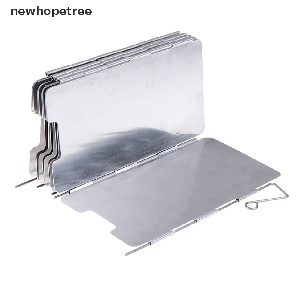 Tấm Chắn Gió 9 Tấm Gấp Được Cho Bếp Ga Cắm Trại Ngoài Trời