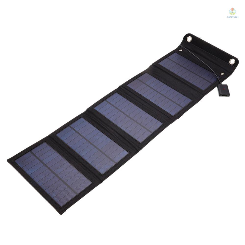 Tấm Sạc Năng Lượng Mặt Trời Monocrystalline Silicon 15W Cổng USB Có Thể Tháo Rời Cho Điện Thoại Di Động