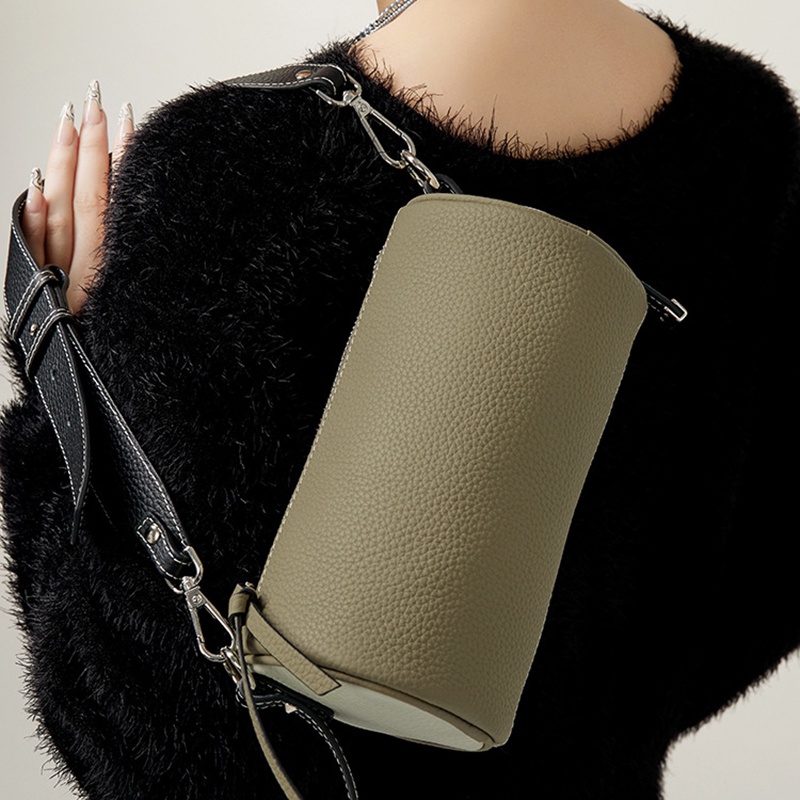 Túi Đeo Chéo Hình Trụ Ba Chiều Thiết Kế Ba Chiều Tươi Mới Thời Trang IELGY IELGY Hình Trụ Dành Cho Bạn Nữ niche