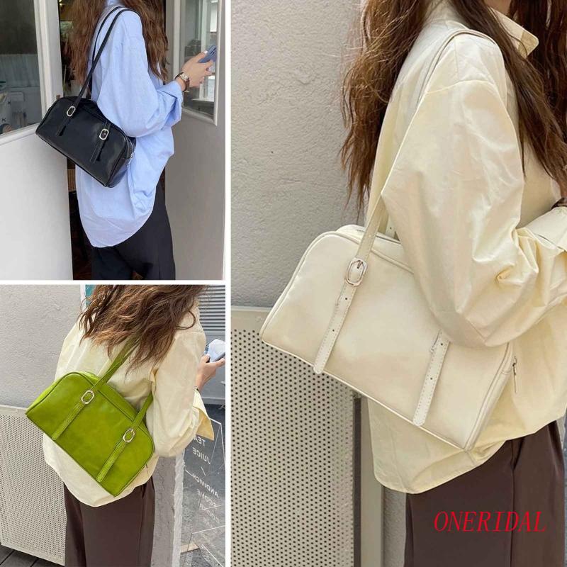 Túi Xách Đeo Dưới Cánh Tay Bằng Da PU Sức Chứa Lớn Dễ Phối Đồ Thời Trang Cho Nữ