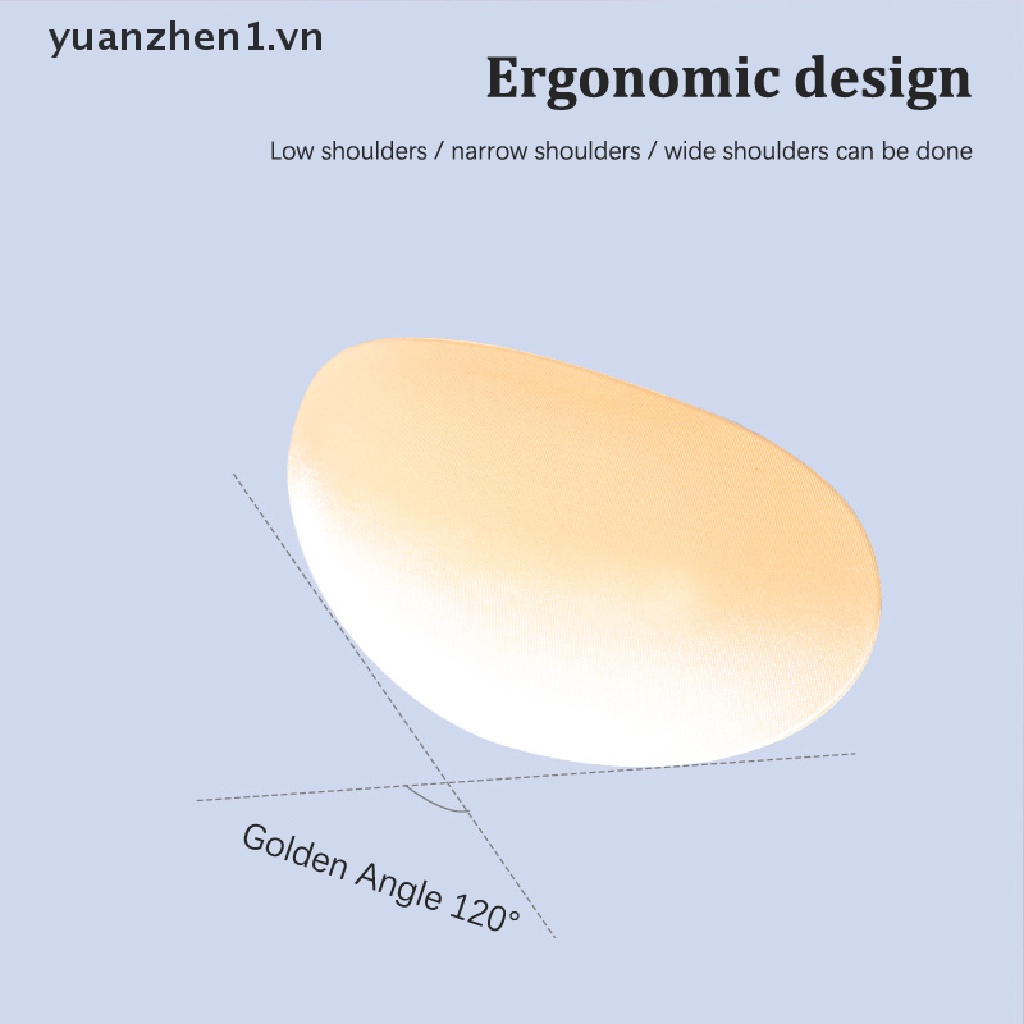 2 Miếng Dán Vai Bằng Silicon Chống Trượt Tái Sử Dụng Linh Hoạt