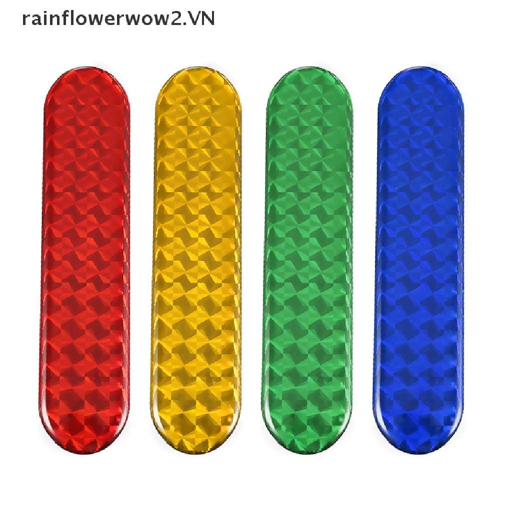 1 Cặp Miếng Dán Phản Quang Cảnh Báo An Toàn Cho Cửa Xe Hơi Xe Máy