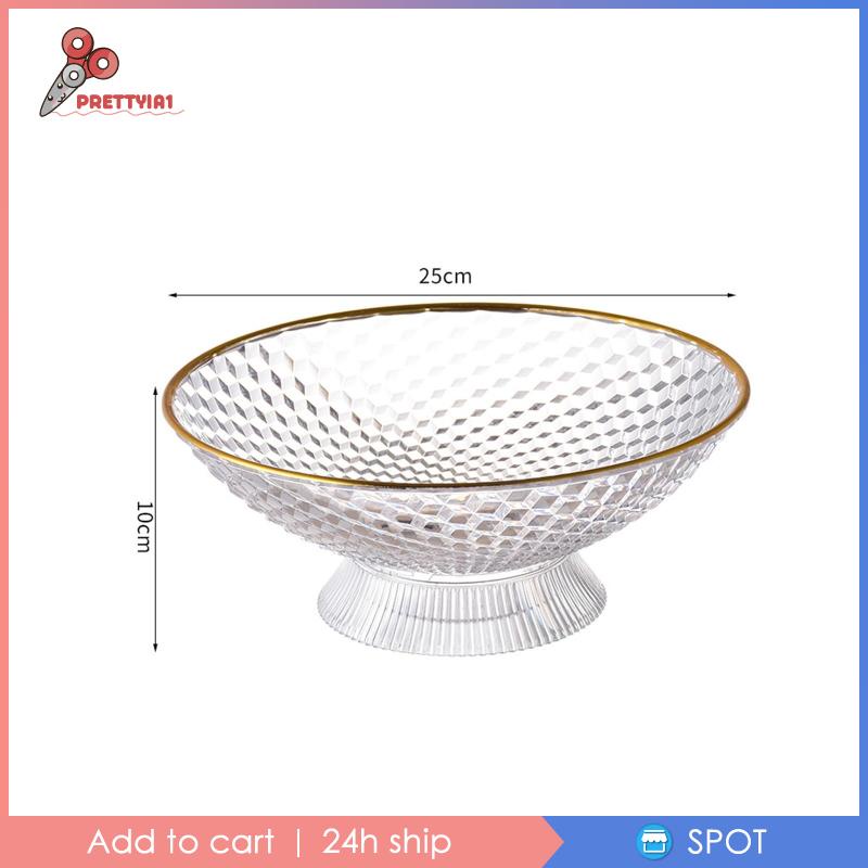 [Prettyia1] Chén Pedestal Trang Trí Phòng Ăn / Nông Trại Để Bàn Trang Trí