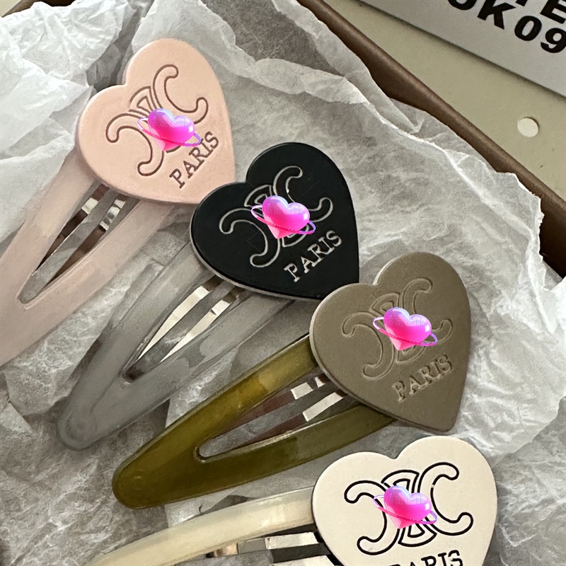 Kẹp Tóc Hình Trái Tim Phong Cách Mới Cho Nữ