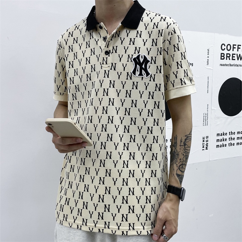 MLB Áo Thun polo Chính Hãng 100% Thời Trang Dành Cho Nam