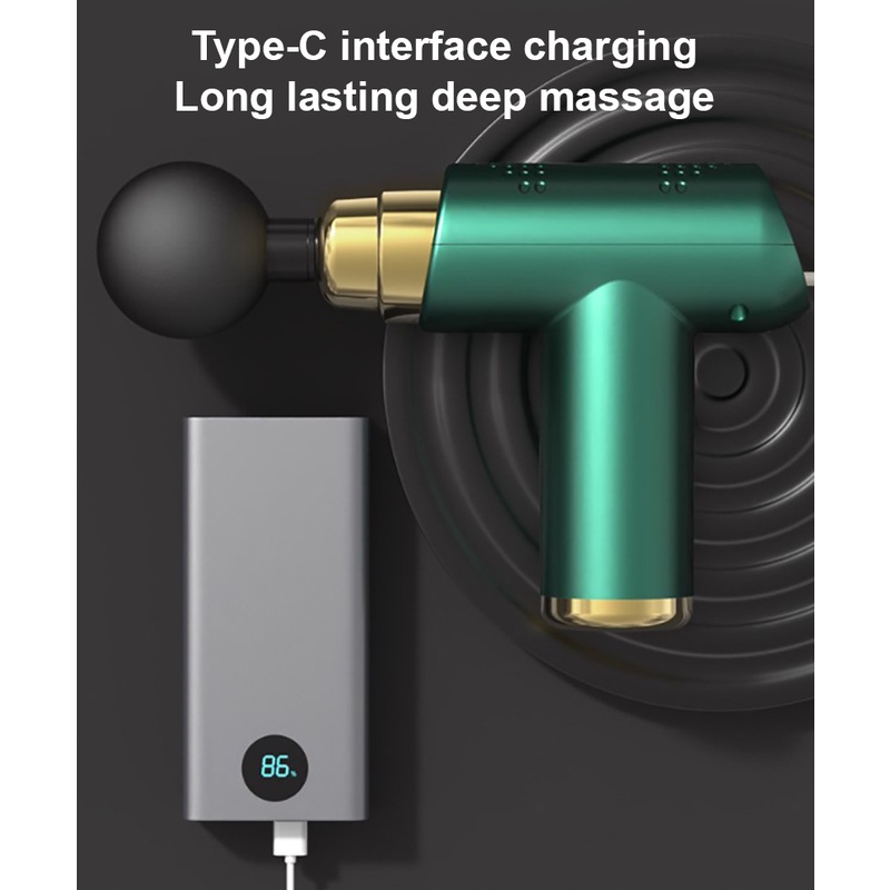 Súng Fascia Chạy Điện Máy Mát Xa Cổ Tử Cung Và Thắt Lưng Thư Giãn Cơ Bắp Okase