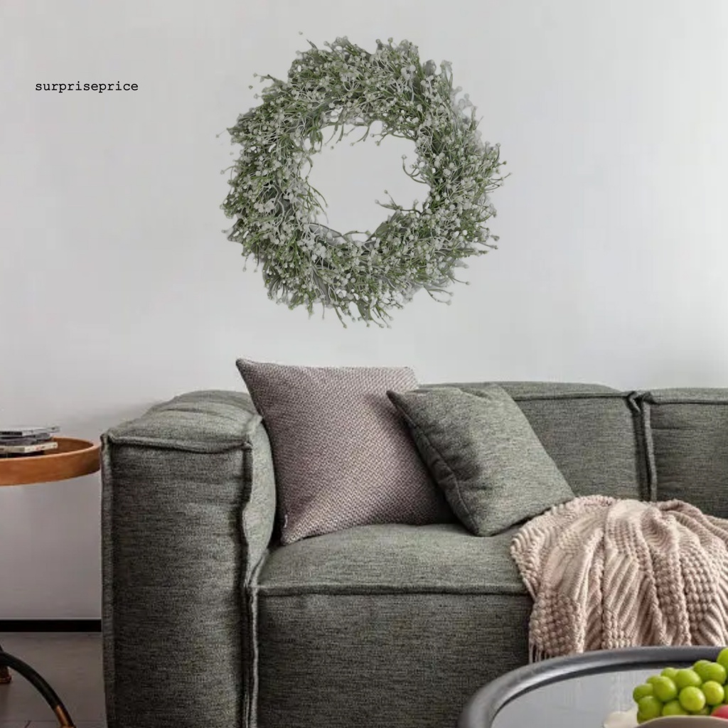 Vòng Hoa Gypsophila Nhân Tạo Màu Sắc Tươi Sáng Lâu Trôi Trang Trí Nhà Cửa