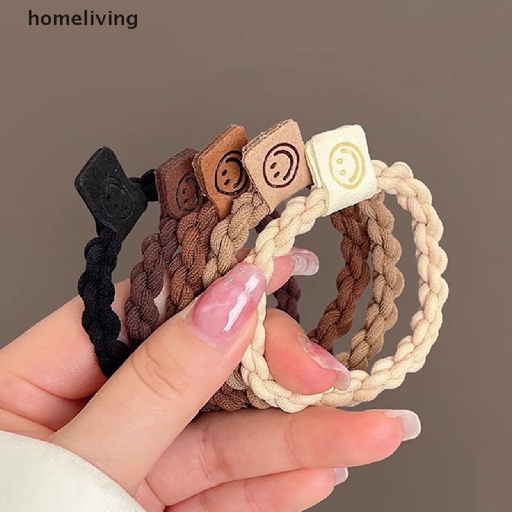 Dây Buộc Tóc Bằng Da Màu Cà Phê Thời Trang Dành Cho Nữ