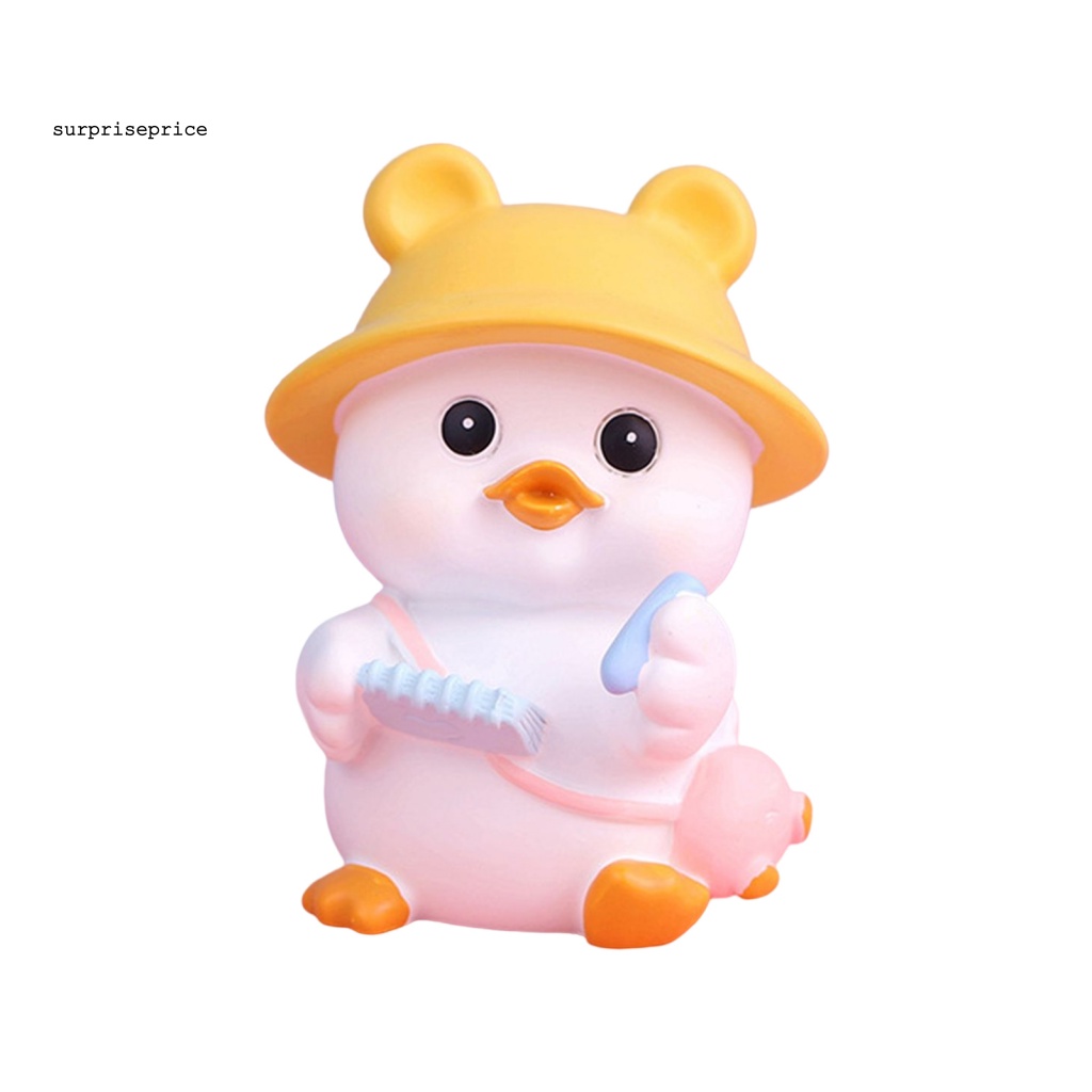 Tượng Vịt Điêu Khắc Màu Sáng Trang Trí Phòng Ngủ / SPA