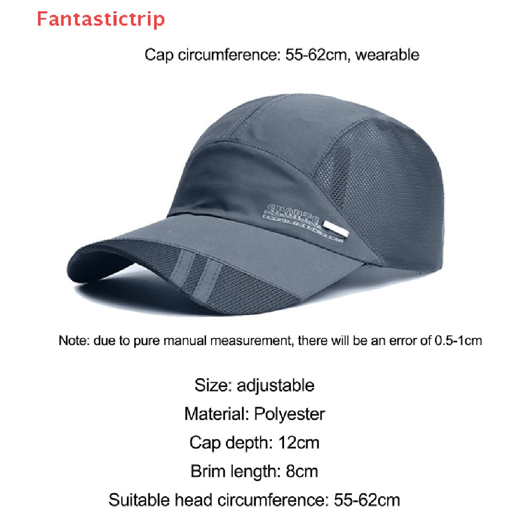 Mũ Lưỡi Trai Thể Thao Chống Nắng Mau Khô Thời Trang Mùa Hè Mới Cho Nam Và Nữ