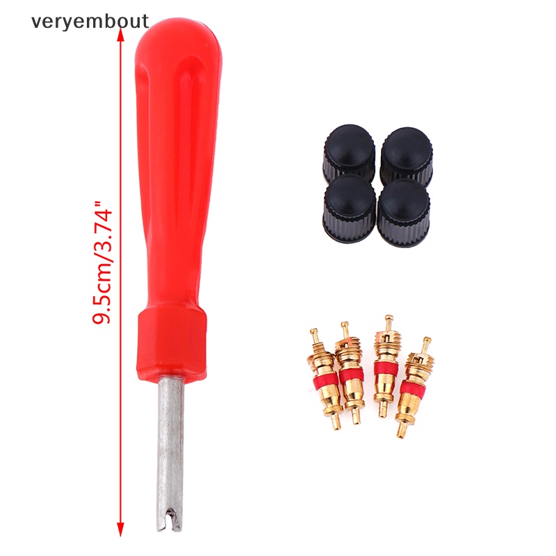 1 Bộ Dụng Cụ Sửa Chữa Van Lốp Xe Hơi / Mô Tô Tiện Dụng