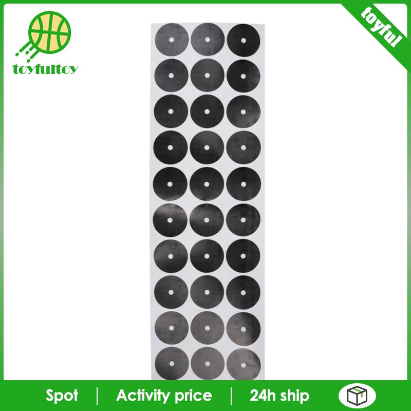 Bộ 30 Miếng Dán Đánh Dấu Hồ Bơi Màu Đen 3-3.5cm