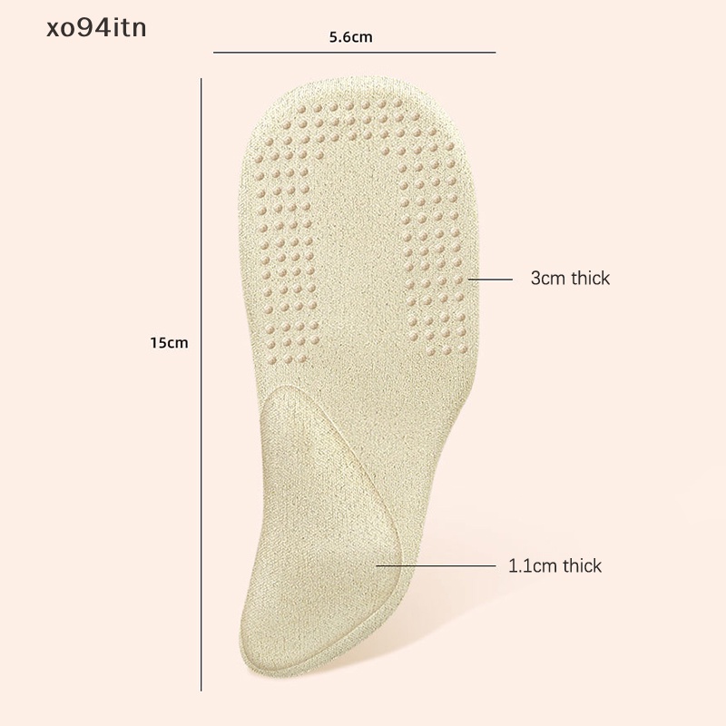 1 Cặp Đế Lót Giày Cao Gót Dạng Cong Tự Dính Vô Hình Chống Trượt Thấm Hút Mồ Hôi