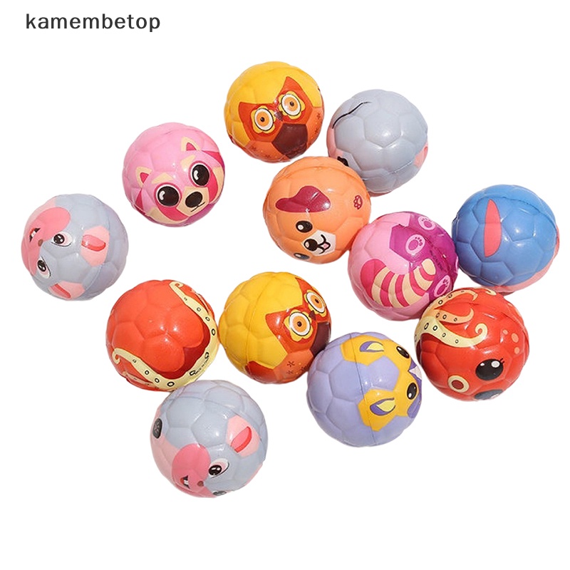 Quả Bóng Xốp 6.3CM Họa Tiết Động Vật Biển Rừng Sâu Đàn Hồi Tốt