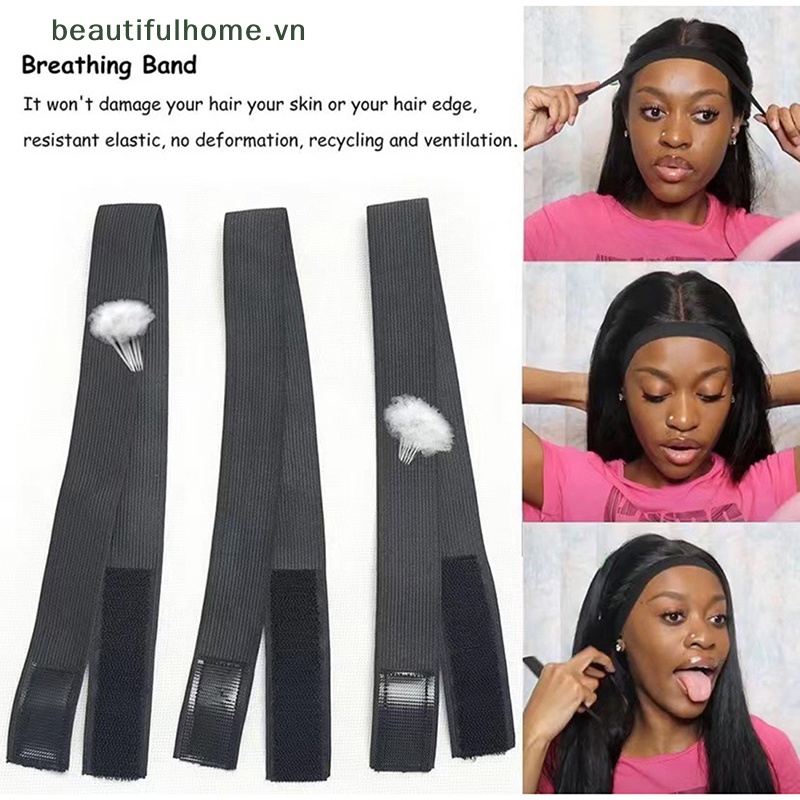 Băng Đô Cài Tóc Giả / Khăn Choàng Co Giãn Có Thể Điều Chỉnh