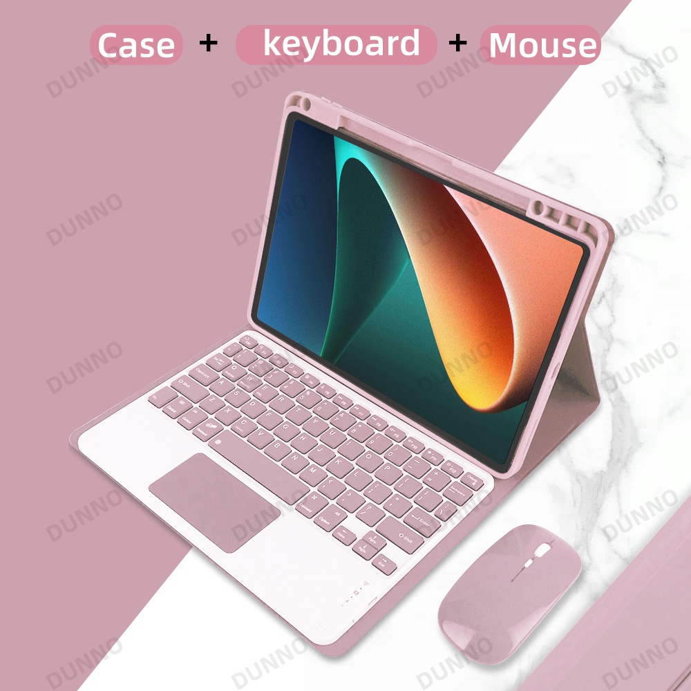 Bao Da Máy Tính Bảng Từ Tính Có Bàn Phím Bluetooth Và Chuột Cho Xiaomi Pad 5 Mipad 5 Pro 11 inch Ốp