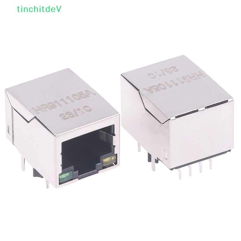 Bộ 2 Túi Thiếc HR911105Dây Cáp Kết Nối RJ45 Chuyển Đổi Mạng Ethernet RJ45 Dài 100M RJ45