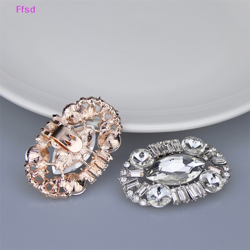 {Ffsd} Kẹp Giày Đính Đá Pha Lê Lấp Lánh Đơn Giản Dành Cho Nữ * Bán Chạy