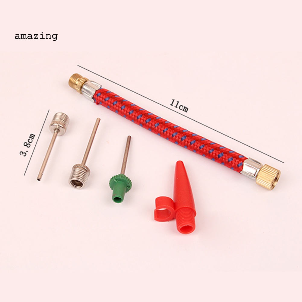 Set 5 Đầu Nối Van Bơm Hơi Lốp Xe Đạp / Bóng Đá