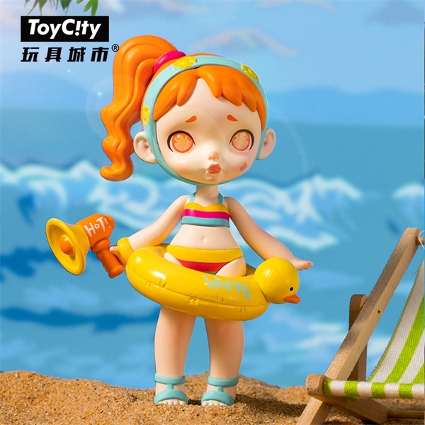 ★HGTOYS★  Toycity Laura Pool Wars Dòng Blind Box Doll Tide Play Trang trí Quà tặng