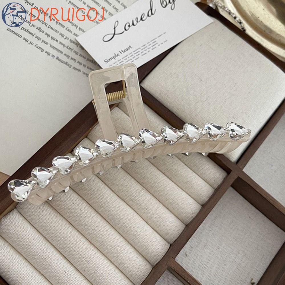 Kẹp Tóc Dài Hình Trái Tim Cá Mập Nhỏ Đơn Giản Cho Nữ