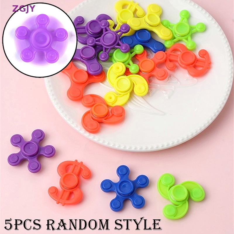 Set 5 Con Quay Đồ Chơi 4CM Mini Giảm Căng Thẳng Làm Quà Sinh Nhật Cho Bé Mới