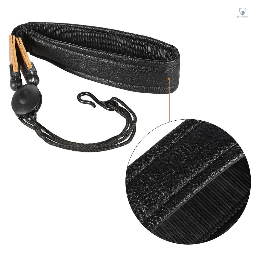 Dây Da Pu Mềm Đeo Cổ Kèn Saxophone Sax Có Thể Điều Chỉnh Kèm Móc Kim Loại