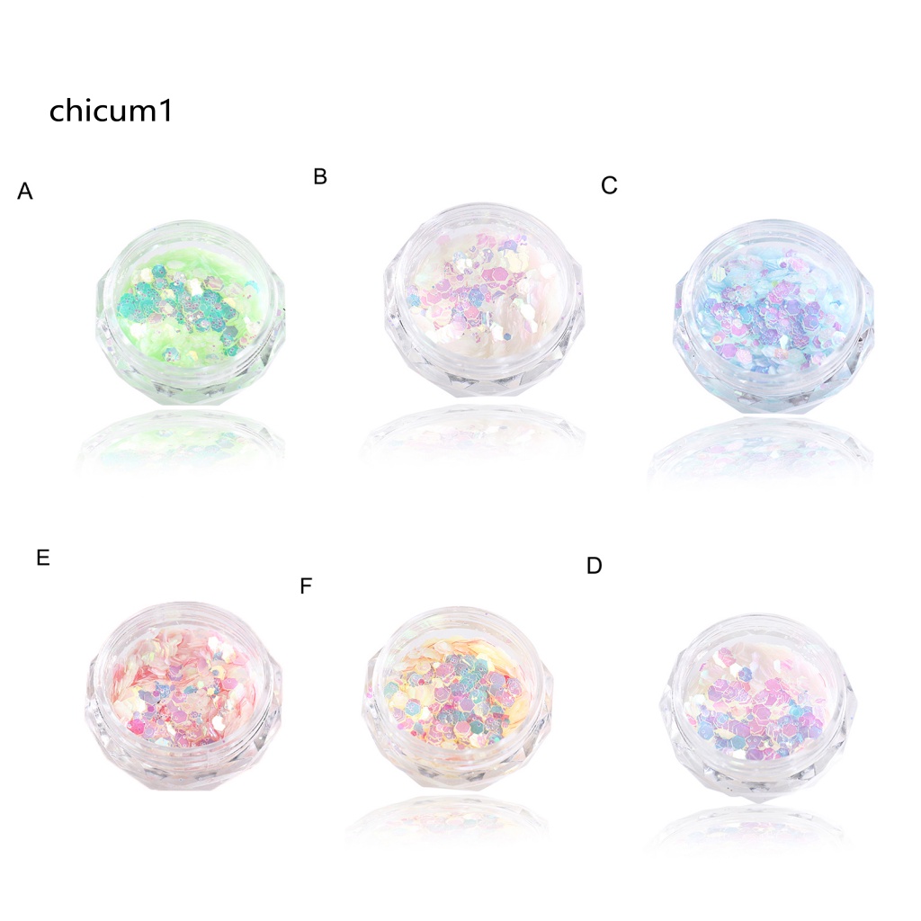 1 Hộp Kim Tuyến Nhựa Siêu Mỏng Trang Trí Móng Tay