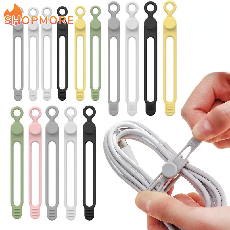 Dây Cáp Sạc Điện Thoại / Bàn Phím / Chuột Máy Tính Bằng Silicon Tiết Kiệm Không Gian Chất Lượng Cao