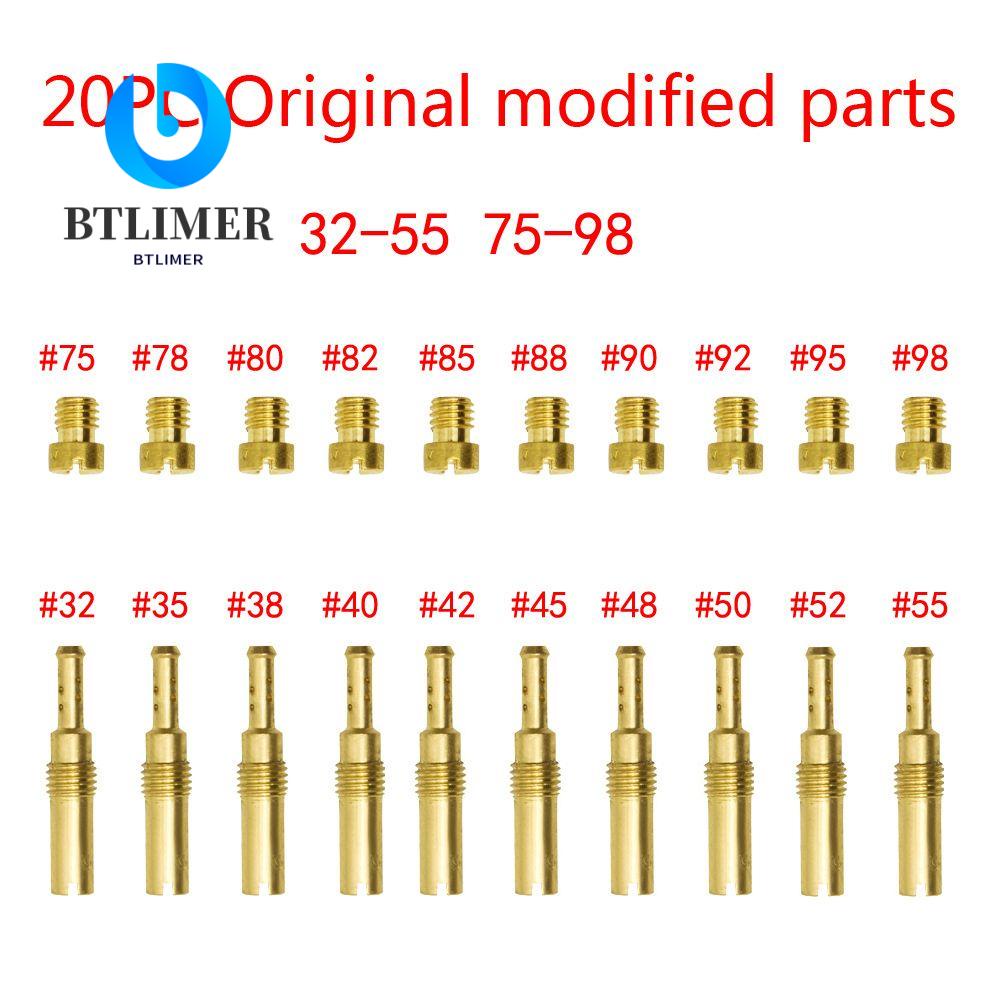 Set 20 Đầu Nối Bộ Chế Hòa Khí Bằng Đồng Kèm 20 Đầu Phun Chính