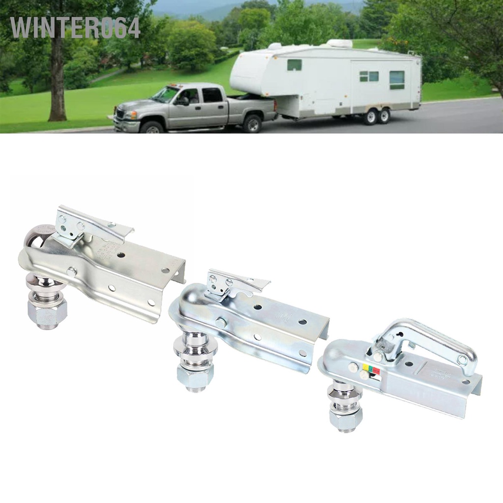 Winter064 Trailer Hitch Ball Bề mặt nhẵn bóng Cấu trúc nhỏ gọn Chống gỉ Sức mạnh mẽ với chủ đề chính xác