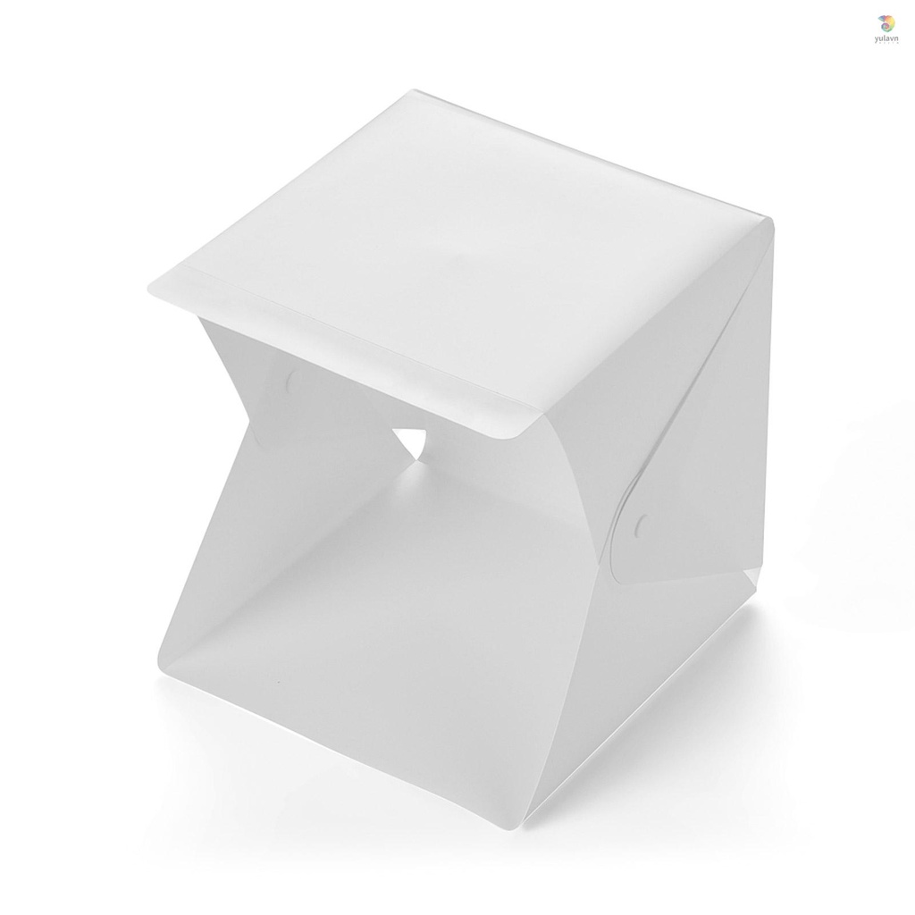 Hộp Đèn LED yula 6000K Mini Có Thể Gập Lại Kèm Nền Trắng Đen Hỗ Trợ Chụp Ảnh Cho Studio