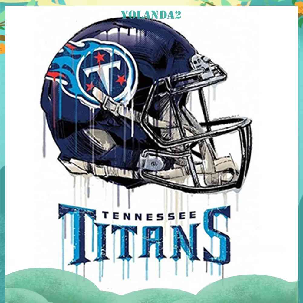 Tranh Đính Đá Kim Cương Toàn Bộ 5D DIY Hình Tennessee Titans