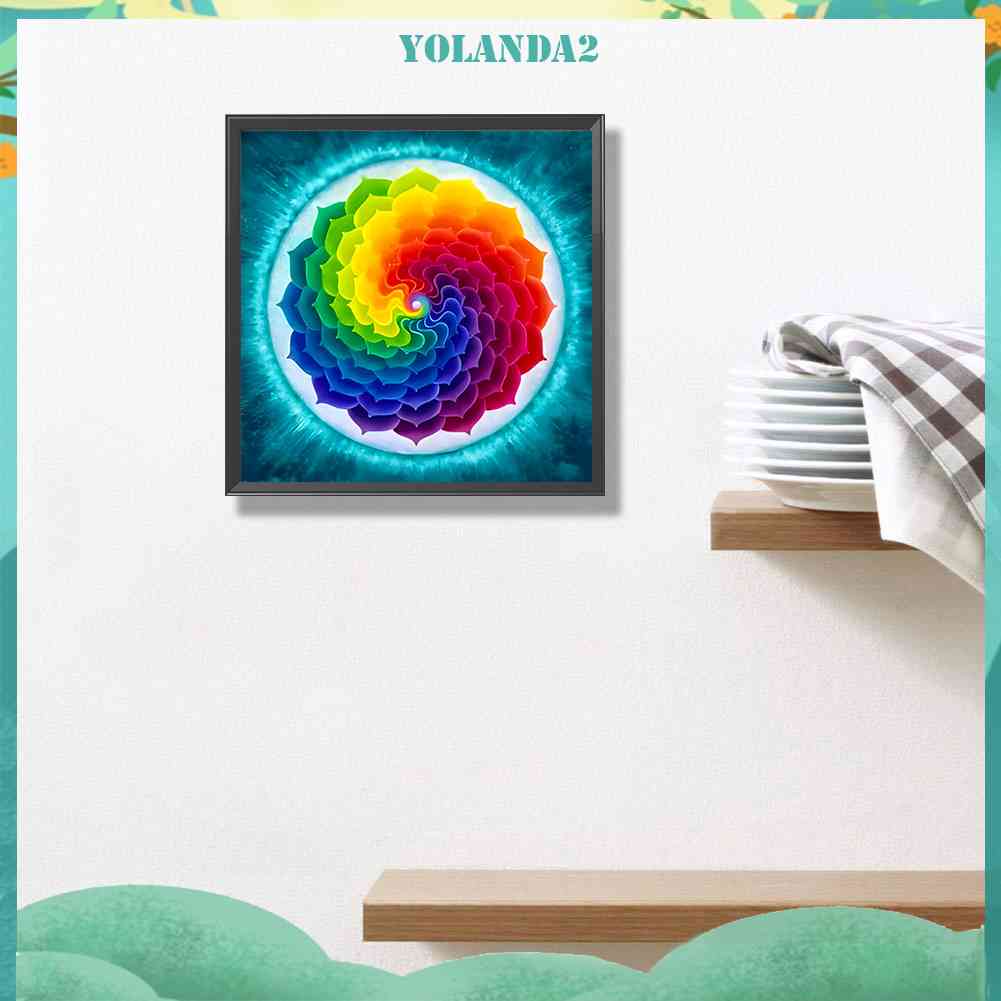 Bộ Tranh Đính Đá 5D DIY Hình Phi Tiêu Đầy Màu Sắc Để Trang Trí Nhà