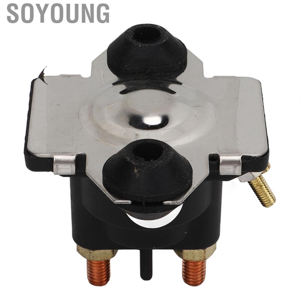 Soyoung Solenoid Relay Switch  Stable Performance 12V 4 Terminals 89 818997A2  for Marine 20‑90HP Engine