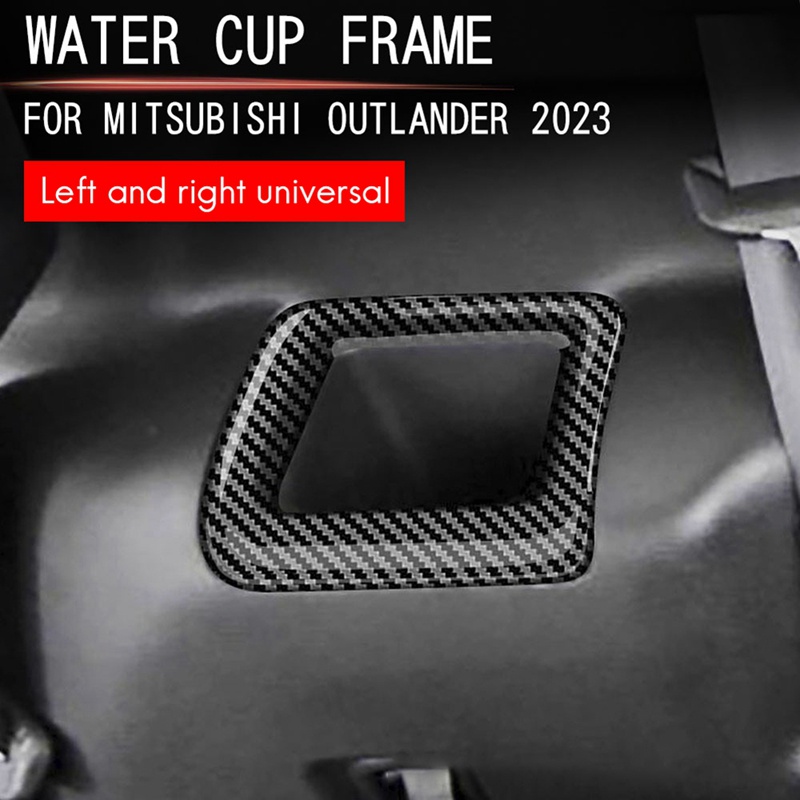 Khung Viền Trang Trí Khay Đựng Cốc Nước Cho Xe Hơi Mitsubishi Outlander 2022 2023